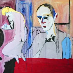 Bonnard-familien, 2005 (olje på lerret)