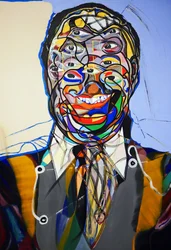 Surportrett: James Baldwin 2, 2021 (olje på lerret)