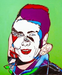 Overportrett: Jimmy Dean, 2005 (olje på lerret)
