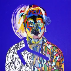Portrett: Olivier Corseri, 2019 (olje på lerret)