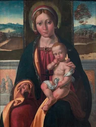 Dansk: Madonna med Barnet Jomfru Maria og barnet