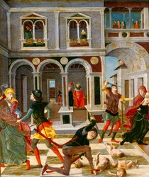 De uskyldiges massakre, midten/slutten av 1400-tallet (tempera på panel)