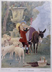 Little Shepherds - Av Boutet de Monvel, begynnelsen av det 20. århundre.