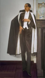 Maharaja Yeshwant Rao Holkar II fra Indore i vest ...