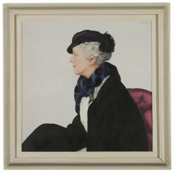 Portrett av Lady Mendl (1865-1950), født Ella de Wolfe, kalt "Elsie" (olje på lerret)