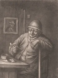 Mann som røyker