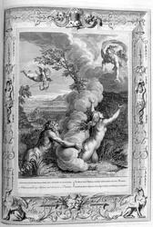 Arethusa forfulgt av Alpheus og omgjort til en fontene, 1733