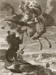 Bellerophon kjemper mot chimaeraen, 1731