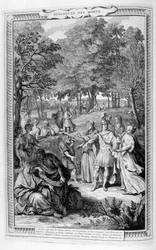 De dødes dialoger, 1728.