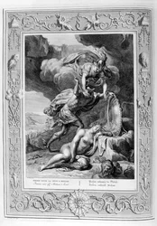 Perseus kutter av Medusas hode, 1733