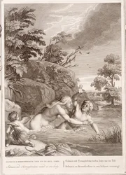 Salmacis and Hemaphroditus United in One Body, 1731