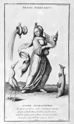 En representasjon av februar 1757