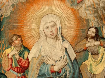 Flamsk billedvev. Jesu lidelse (Pasión de Cristo o Pasión del Señor Pentecostés). Den nasjonale kulturarven (Patrimonio Nacional), inv. 10005817.