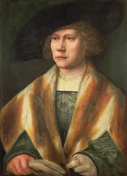 Portrett av en ung mann, muligens et selvportrett, ca. 1520 (panel)