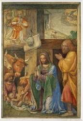 Jesu fødsel og kunngjøringen til gjeterne. - Jesu fødsel og …