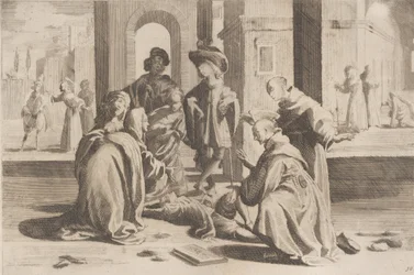 Episode 25: I Roma helbreder Saint Bernardino en syk ung mann, Episode 26: Saint Bern..., 1610-39.
