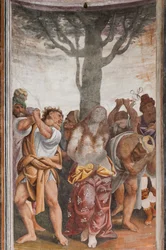 Detalj av The Martyrdom of Saint Catherine (fresco)