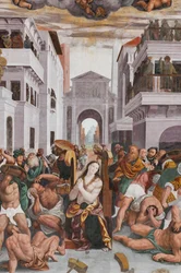 Detalj av The Martyrdom of Saint Catherine (fresco)