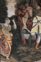 Detalj av The Martyrdom of Saint Catherine (fresco)