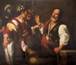 The Denial of Saint Peter (olje på lerret)