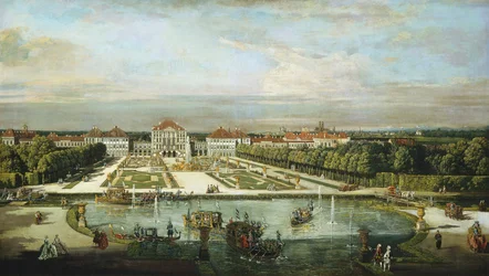 Nymphenburg-palasset, München, ca. 1761.