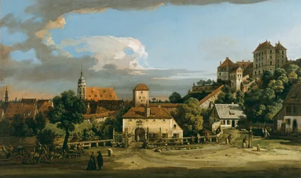 Pirna: Obertor sett fra sør, midten av 1750-årene