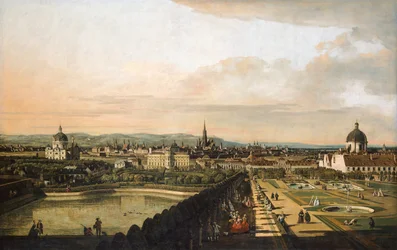 Wien sett fra Belvedere-slottet