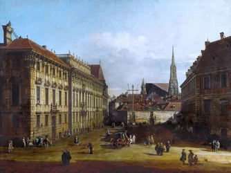 Wien, Lobkowitzplatz, mellom 1758 og 1761