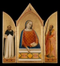 Jomfru Maria med de hellige Thomas av Aquino og Paulus