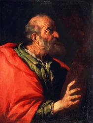 Hodet til en gammel mann, apostelen Peter, 1600-tallet