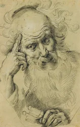 Saint Peter mediterer; Saint Pierre Meditant,