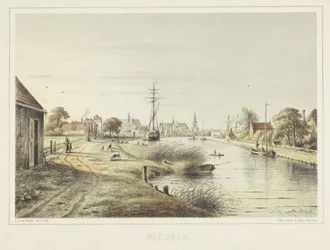 Utsikt over Alkmaar fra Zeglis