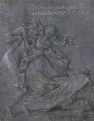 Elskerpar med Djevelen og Amor, 1503
