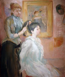The Coiffure (olje på lerret)
