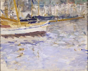 Havnen i Nice, vinter 1881?-82 (olje på lerret)