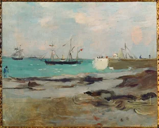 Havnemunningen i Boulogne (maleri på lerret)