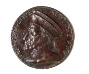 Medalje som viser Cosimo il Grande: recto