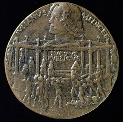 Medalje med hodet til Giuliano De
