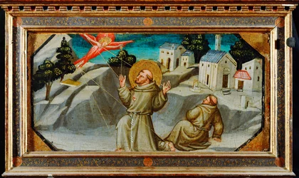 Frans av Assisi mottar stigmata (maleri på lerret)