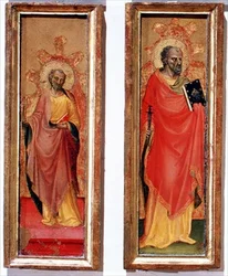 To hellige apostler (tempera på panel)