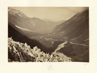 Chamonix-dalen, utsikt over Chapeau