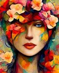 Dreaming In Posy, ca. 2022 (Digital Art)