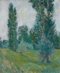 Landskap med popler ved Giverny