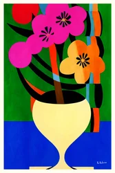 Levende blomsterabstraksjon