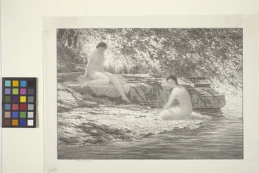 Lake Ladies (blekk på papir)