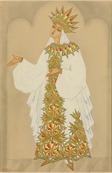 Kostymedesign for Ludmila fra operaen 
