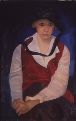 Portrett av kunstnerens kone, 1917
