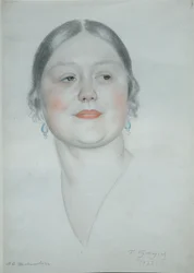 Portrett av Maria Dmitrievna Shostakovich, 1923