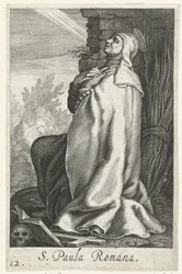 Saint Paula av Roma som eremittinne S. Paula Romana (tittel på objekt) Eremittinner (serietittel) Sacra Eremus Ascetriarum (serietittel)