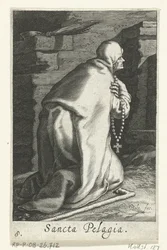 Saint Pelagia av Antiokia som eremittinne Sancta Pelagia (tittel på objekt) Eremittinner (serietittel) Sacra Eremus Ascetriarum (serietittel)